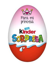 Kinder Huevo Chocolate Rosa
